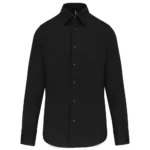 Chemise coton / élasthanne manches longues homme