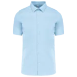 Chemise coton / élasthanne manches courtes