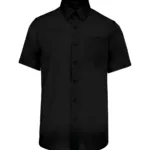 Chemise micro-sergé manches courtes sans repassage