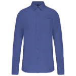 Chemise popeline manches longues