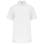 Chemise popeline manches courtes
