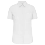Chemise popeline manches courtes femme