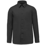 Chemise popeline polycoton entretien facile homme