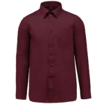 Chemise popeline polycoton entretien facile homme