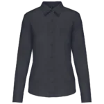 Chemise popeline polycoton entretien facile femme