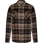 Surchemise à carreaux doublée sherpa homme