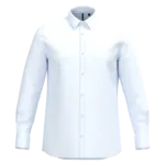 Chemise popeline polycoton sans poche entretien facile homme