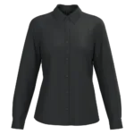 Chemise popeline polycoton sans poche entretien facile femme