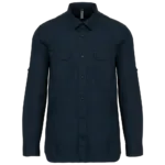 Chemise safari manches longues homme
