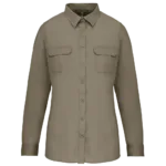 Chemise safari manches longues femme