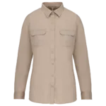 Chemise safari manches longues femme