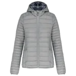 Doudoune légère capuche femme