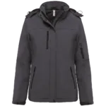 Parka softshell doublée capuche femme