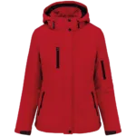 Parka softshell doublée capuche femme