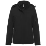 Parka softshell doublée capuche femme
