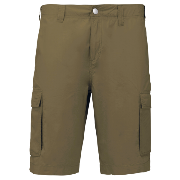 Bermuda léger multipoches homme