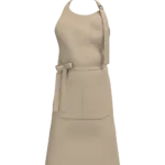 Tablier avec poche en coton Bio