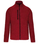Veste zippée chinée homme