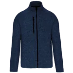 Veste zippée chinée homme