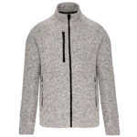 Veste zippée chinée homme