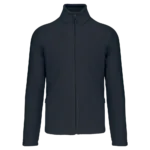 Veste micropolaire zippée manches raglan homme