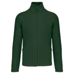 Veste micropolaire zippée manches raglan homme