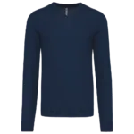Pull col V homme