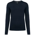 Pull col en V écoresponsable homme