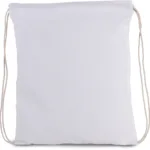 Petit sac à dos en coton bio avec cordelettes