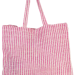 Sac shopping à rayures en juco