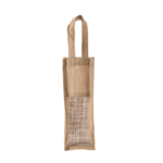Sac porte-bouteille en jute