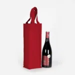 Sac porte-bouteille en coton canvas