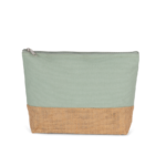 Pochette en toiles de coton et jute