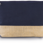 Pochette en toiles de coton et jute