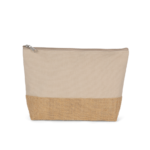 Pochette en toiles de coton et jute