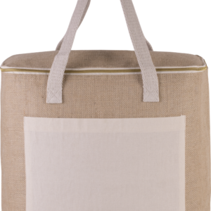 Sac isotherme en jute – grand modèle