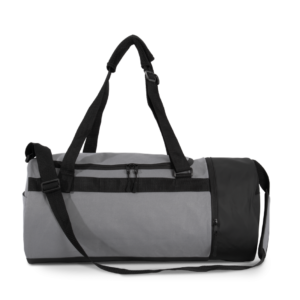 Sac de sport forme tube avec compartiment chaussures séparé