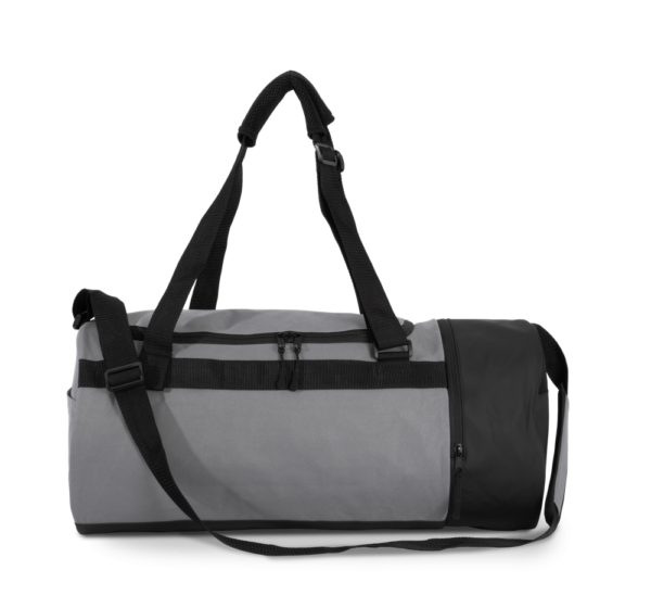 Sac de sport forme tube avec compartiment chaussures séparé