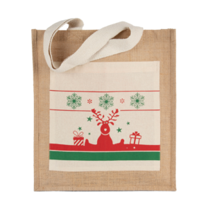 Sac shopping avec motifs de Noël