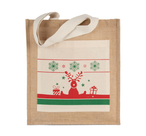 Sac shopping avec motifs de Noël