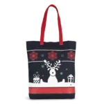 Sac shopping avec motifs de Noël