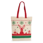 Sac shopping avec motifs de Noël