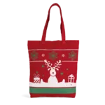 Sac shopping avec motifs de Noël