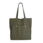 Sac à main à double poche frontale