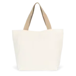 Grand sac shopping recyclé à fond plat