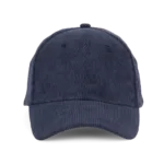 Casquette en velours – 6 panneaux