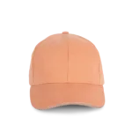 Casquette en coton biologique à sandwich contrasté – 6 panneaux