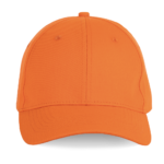 Casquette en coton et polyester recyclés K-loop tracking – 6 panneaux