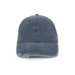 Casquette vintage effet déchiré – 6 panneaux