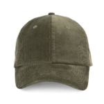 Casquette en velours profil bas
